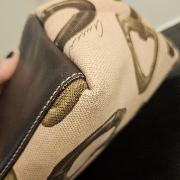 Gucci Horsebit Canvas Tote Large Brown Leather Trim - Picture 11 of 16